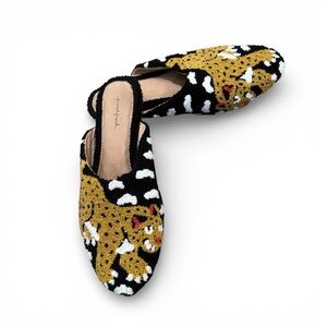 Printfresh Tufted Cheetah Slippers 9 Bagheera Print Fresh